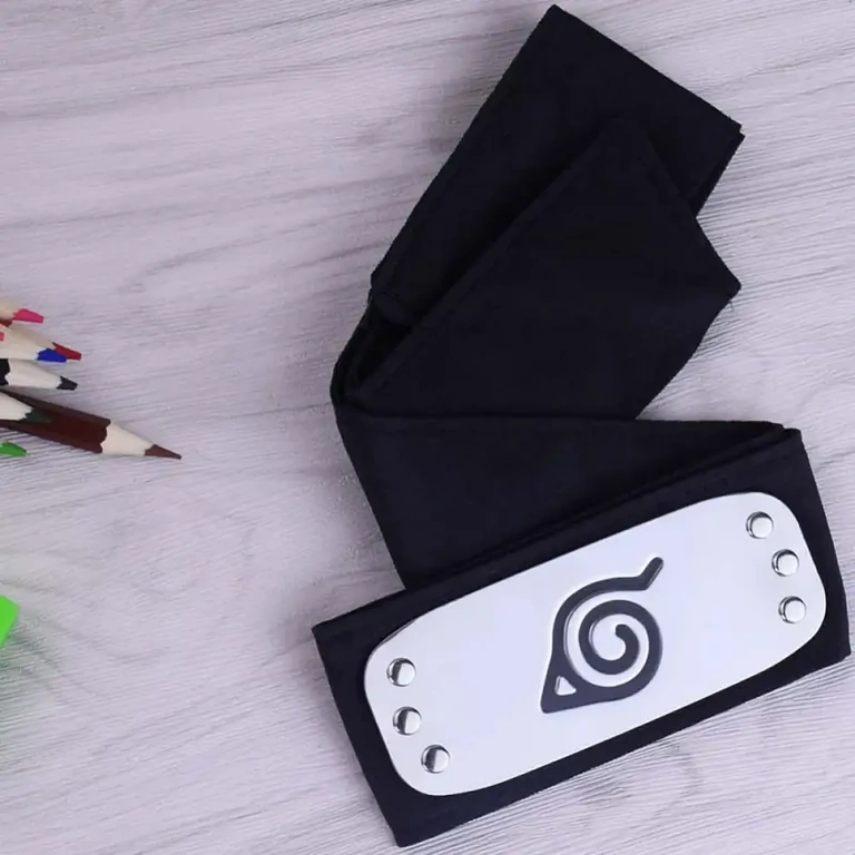 Cosplay aksesuārs Naruto – bandana ar Konoha lapas simbolu