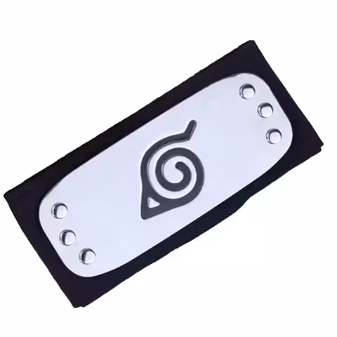 Oriģinālā Naruto galvas lente “Konoha Lapotnes ciems” – Ninja cosplay aksesuārs