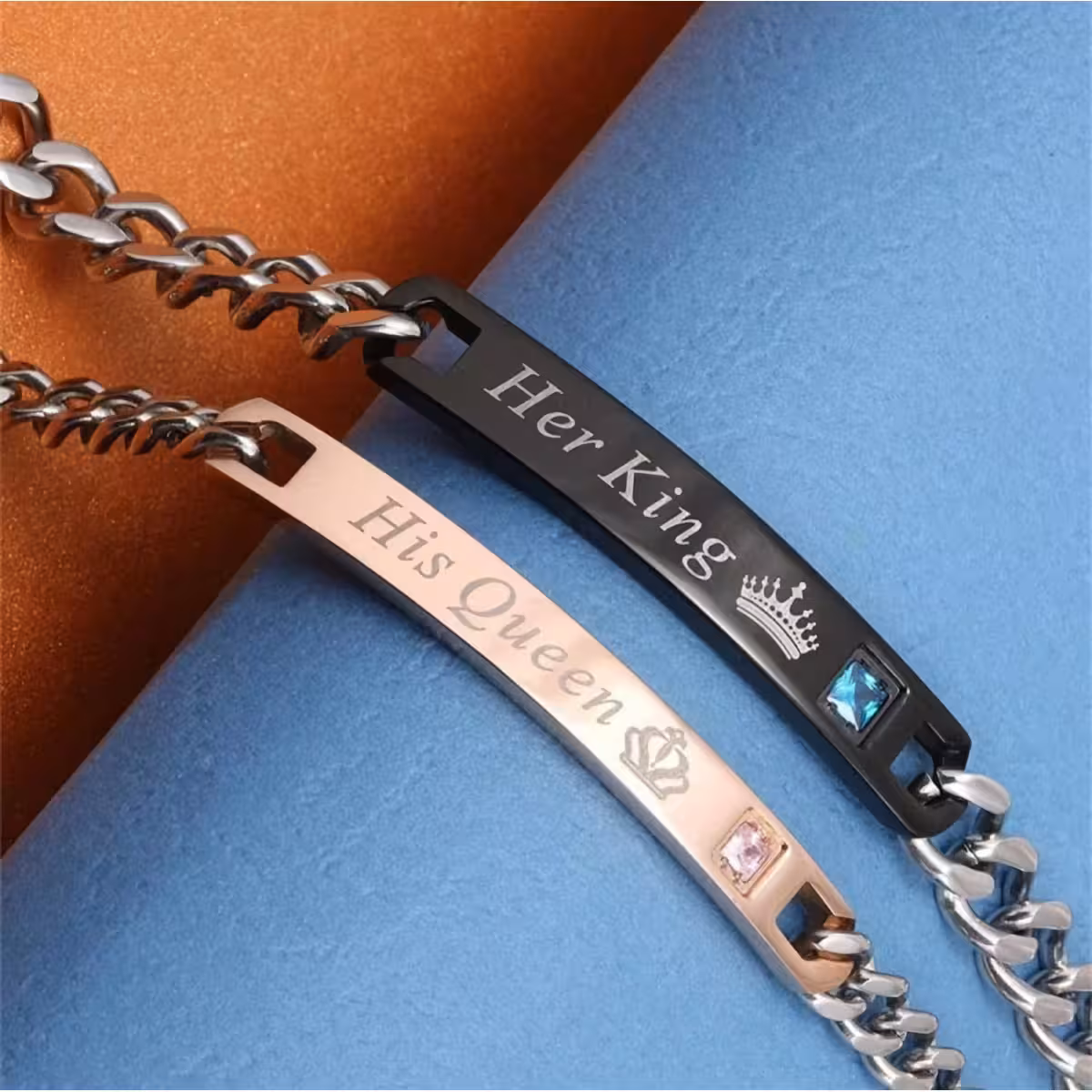 Izturīgas aproces pret skrāpējumiem, no nerūsējošā tērauda un titāna, lāzera gravējums