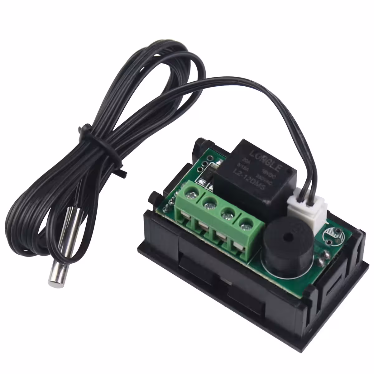 Termostats ar releju apkures un dzesēšanas kontrolei 12V