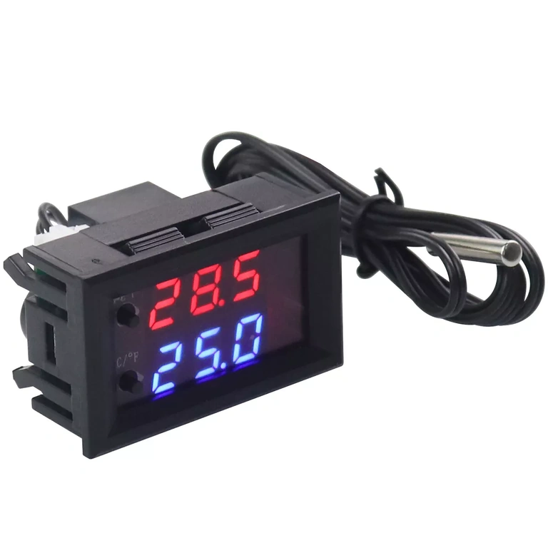 Ūdensizturīgs NTC sensora termostats Termostats ar NTC temperatūras sensoru, iegremdējams, 40cm kabelis