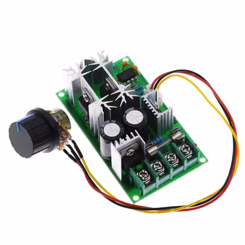 DC motora ātruma regulators 12V 24V 60V PWM | Nepārtrauktās strāvas ātruma regulators 20A 1200W