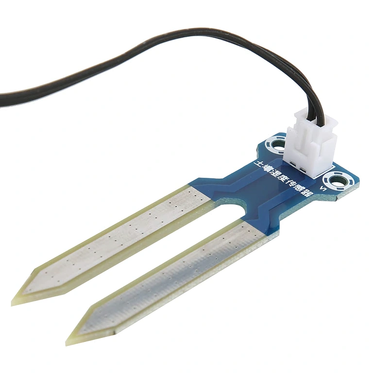 Sensors ar plati un vadu augsnes mitruma noteikšanai