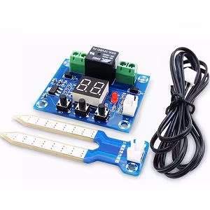 Augsnes mitruma sensors ar releju 12V – Automātiskās dārza/saules apūdeņošanas kontrolieris