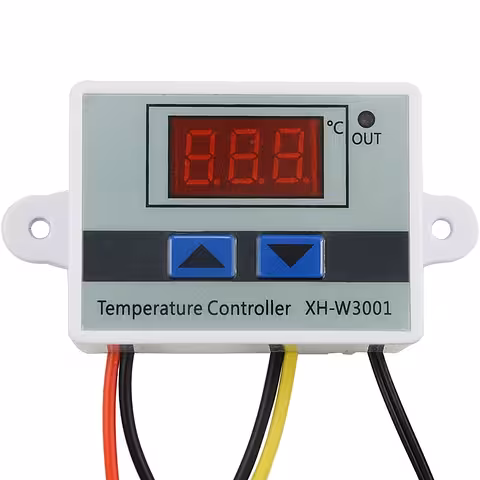 Digitālais elektroniskais termostats 220V 10A – Temperatūras regulators inkubatoriem, mātes siltumnīcai, siltumnīcām