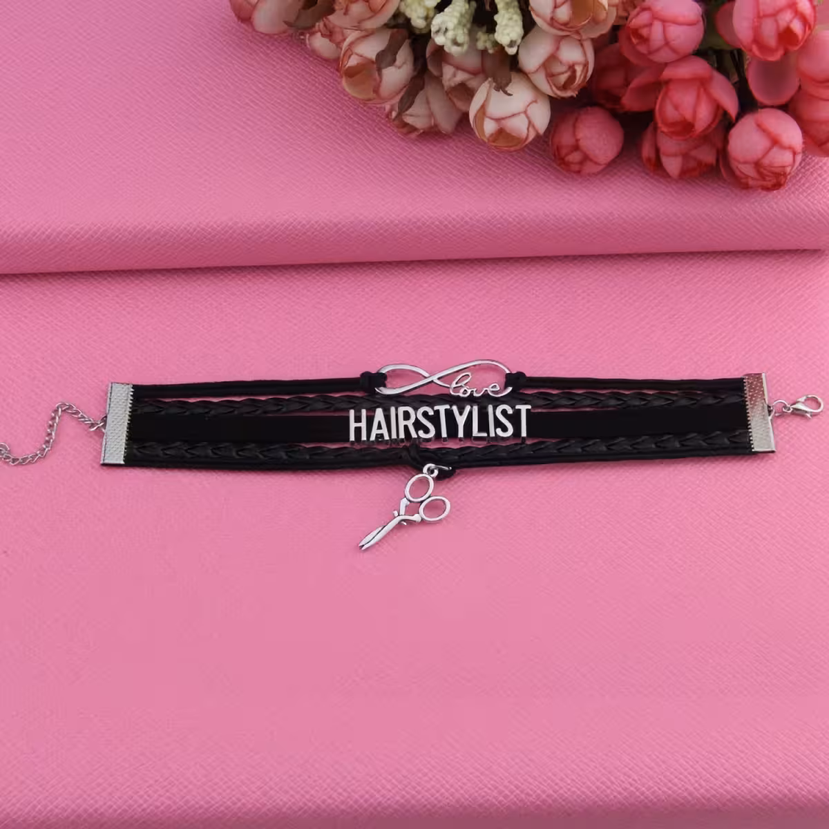 Ādas aproce pilsētas vai profesionālajam barbershop stilam