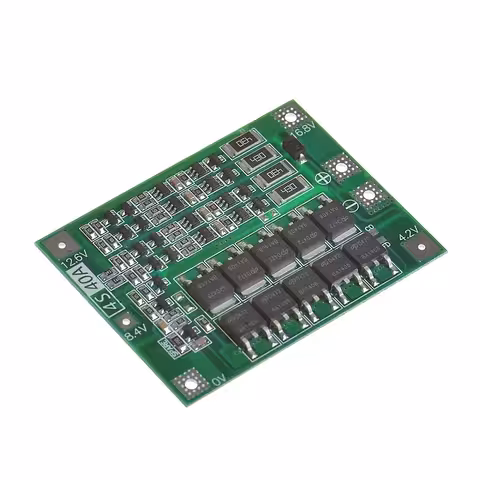 BMS 4S 40A uzlādes/izlādes aizsardzības modulis – Li-Ion 18650 akumulatori 14.8V