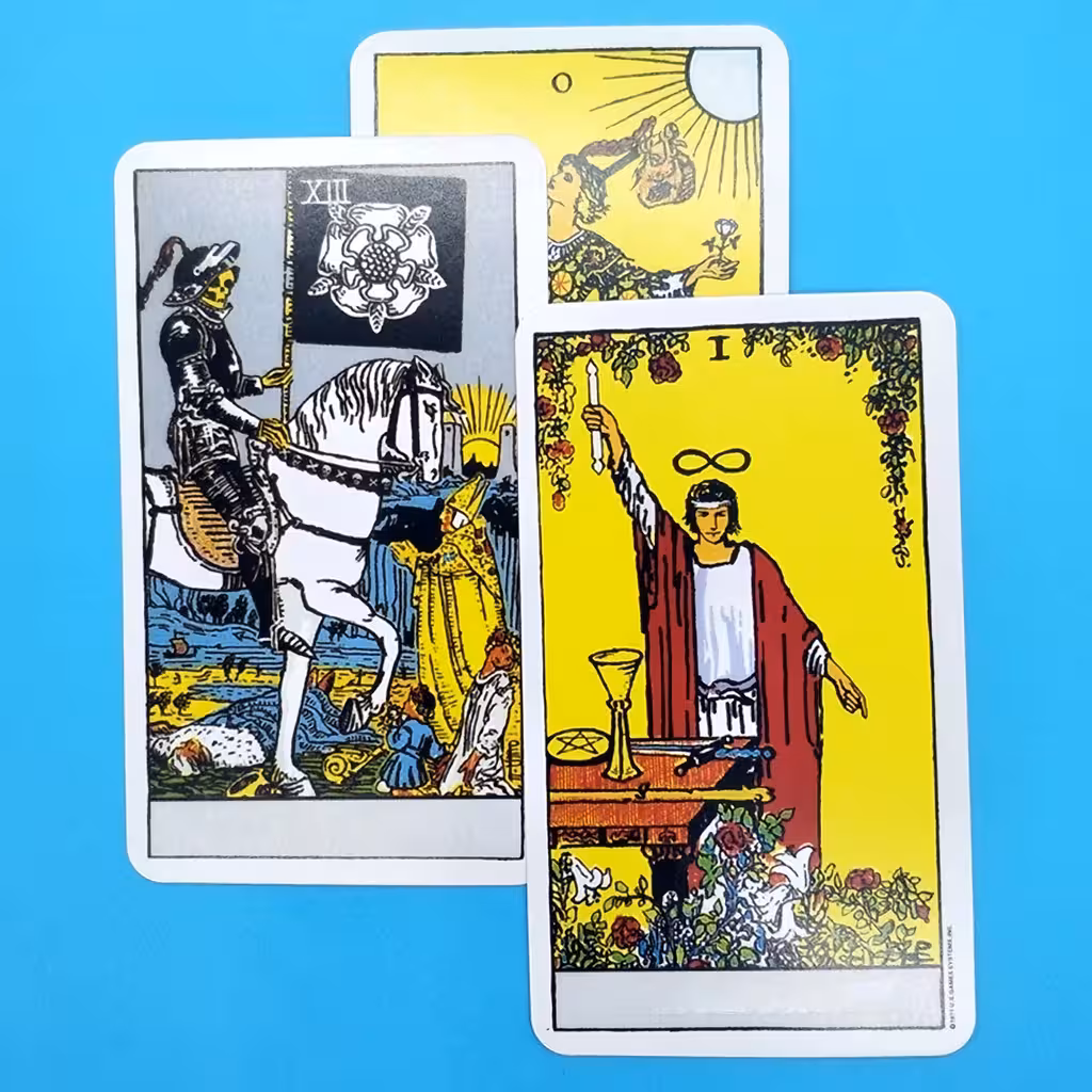 Rider Waite čigānu tarot kārtis – Pilns 78 kāršu komplekts zīlēšanai un pareģošanai