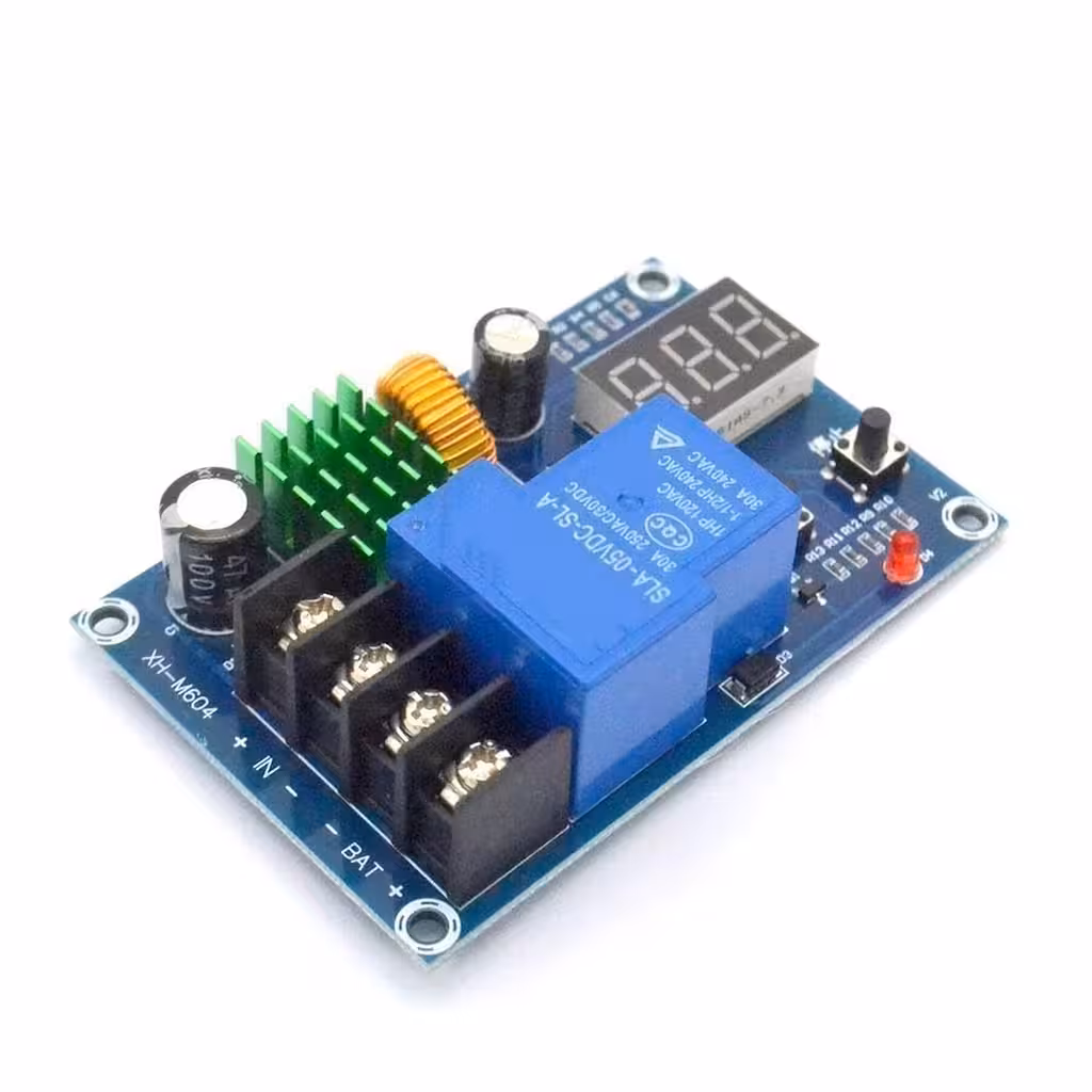 Saules paneļu uzlādes kontrolieris XH-M604 12V–60V | Automātiska akumulatoru regulēšana 30A, fotovoltaisks, kemperi, vēja ģeneratori