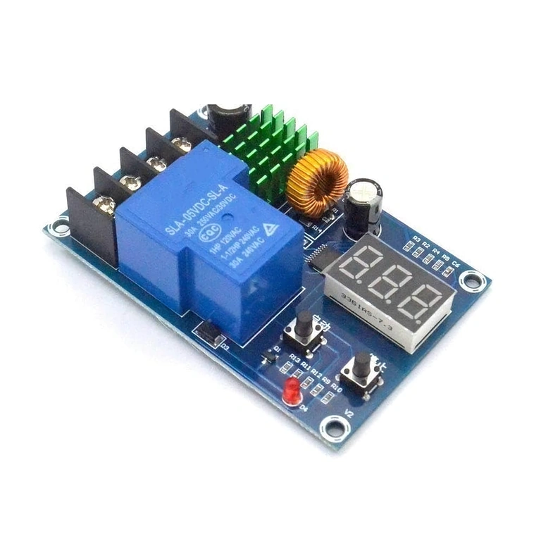 XH-M604 automātiskās baterijas uzlādes pārtraukšanas kontrolieris Bateriju aizsardzības modulis 6V-60V ar automātisku restartu