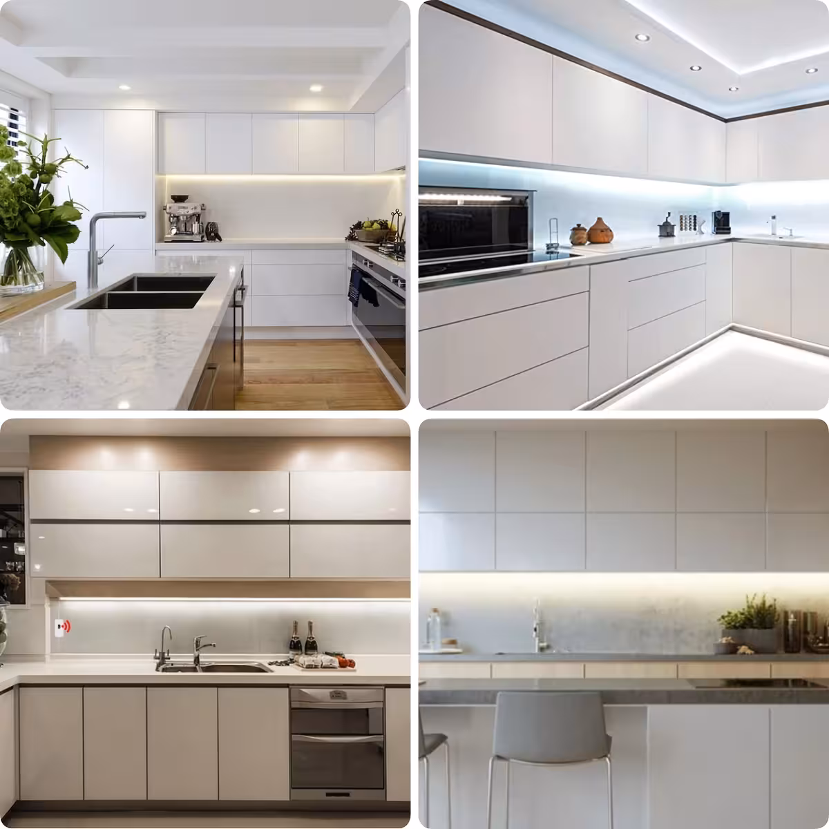 LED lente ar sensoru uzstādīšanai zem skapja vai darba virsmas