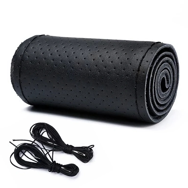 Stūres pārvalka komplekts ar adatu un diegu DIY uzstādīšanai