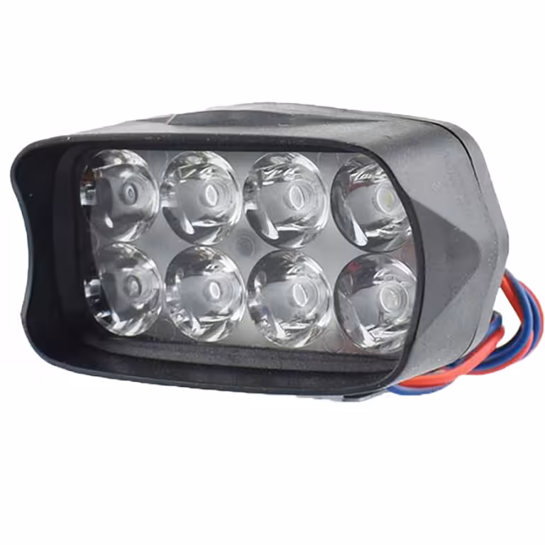 Universālais LED projektors priekšējais lukturis 12–85V motocikliem, velosipēdiem, skūteriem, ATV