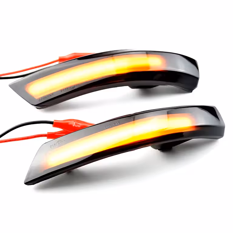 Dinamiskās LED spoguļu signāllampas Ford Focus 2, 3, Mondeo Mk4 – 2 gab. komplekts