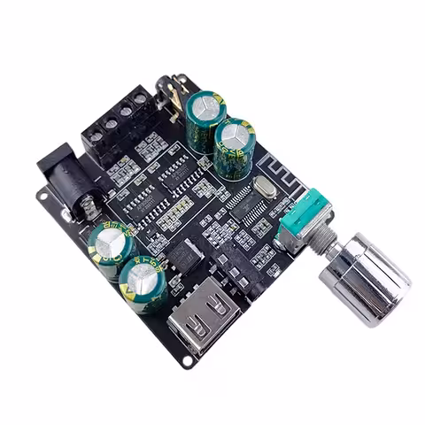 Hi-Fi Bluetooth audio pastiprinātājs 2x100W D klase – profesionāls auto stereo modulis