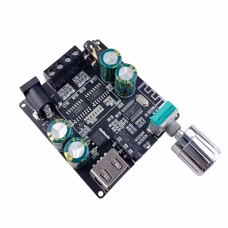Hi-Fi Bluetooth audio pastiprinātājs 2x100W D klase – profesionāls auto stereo modulis