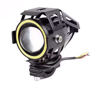 LED projektors Moto U7 Angel Eyes – universālais priekšējais lukturis 12–85V motocikliem, ATV, elektriskiem skūteriem