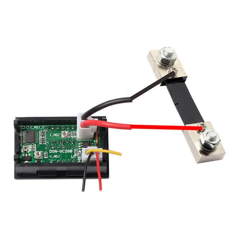 100A DC digitālais ampērmetrs ar šuntu Precīzs ampermetrs ar šuntu lielām strāvām