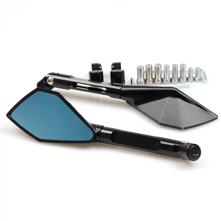 Sporta spoguļi Yamaha, Honda, Suzuki, BMW u.c. Saderīgi ar Honda, Kawasaki, Suzuki, Yamaha, BMW, Ducati, KTM motocikliem
