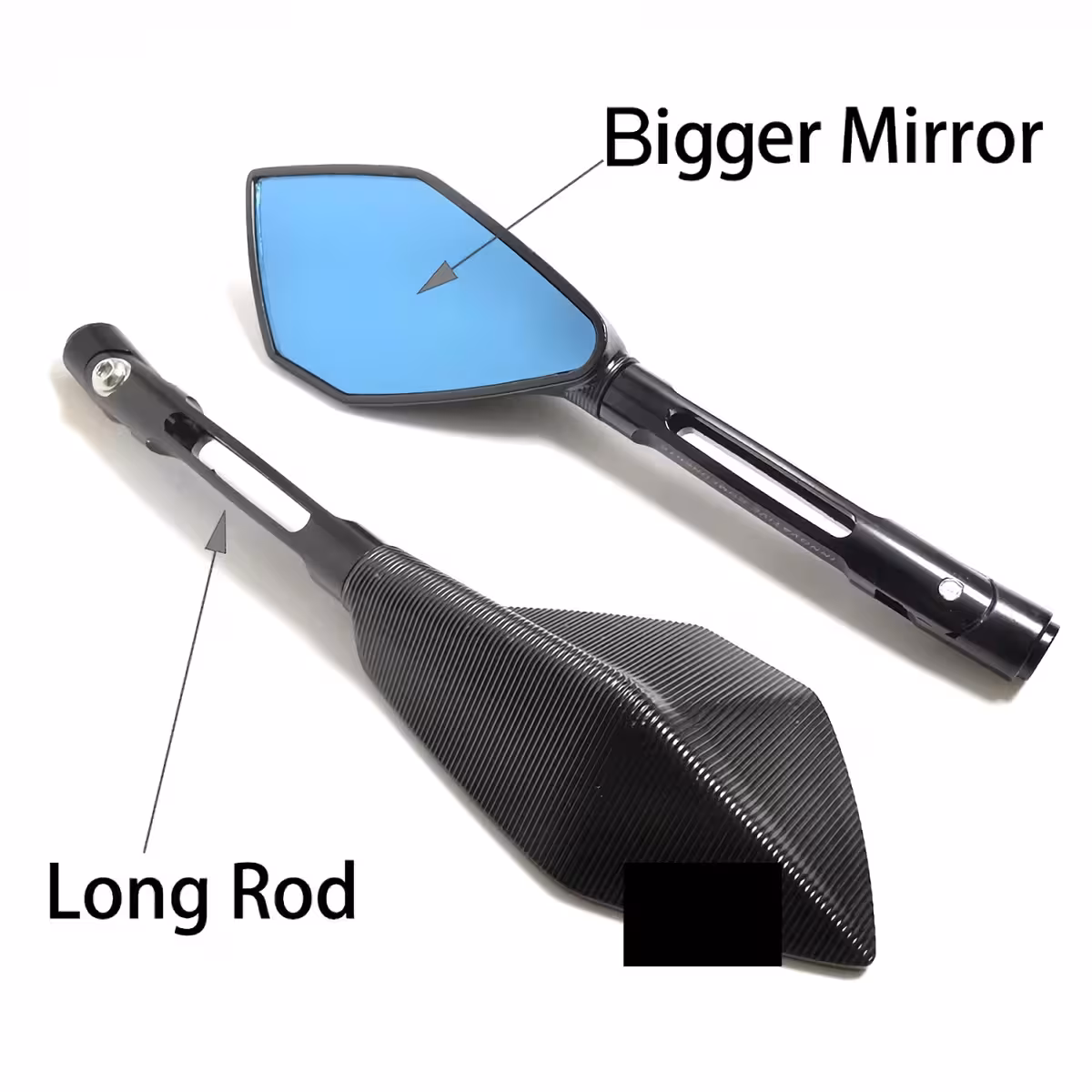 Plata leņķa stikls labākai redzamībai, ergonomisks dizains