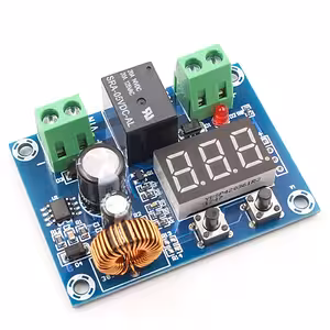 Akumulatora izlādes aizsardzības modulis 12V–36V auto, saules paneļiem un akumulatoriem