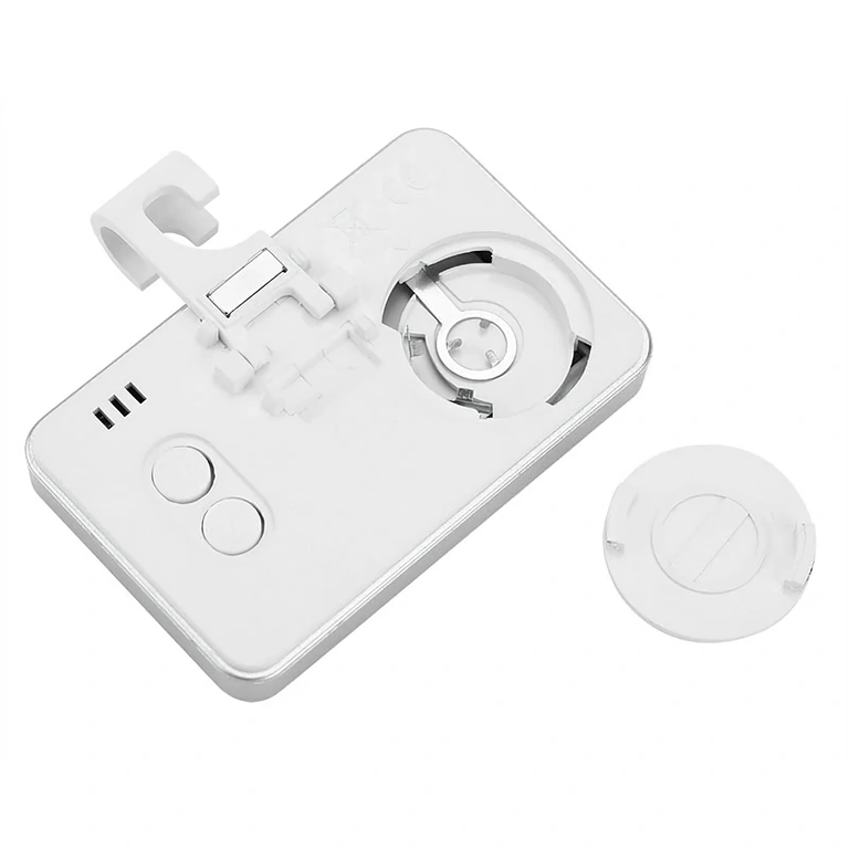 Digitālais termometrs ar modernu dizainu lietošanai istabā, vannasistabā vai virtuvē