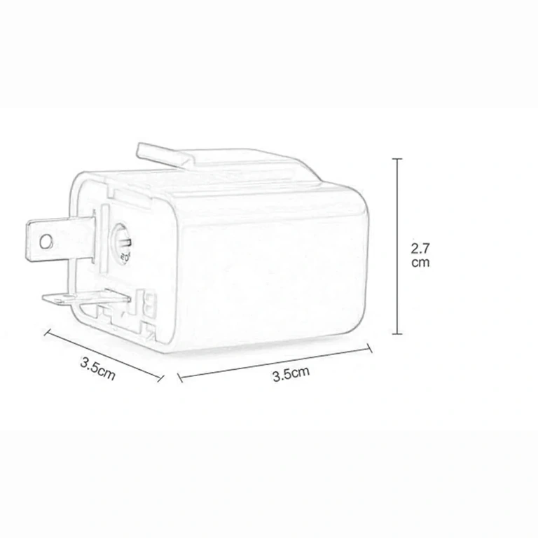 Ātras uzstādīšanas plug-and-play LED indikatoru relejs