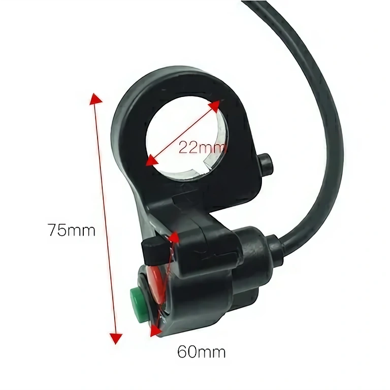 Elektriskais slēdzis motocikla gaismām un ragam