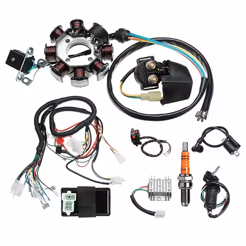Pilna elektriskā instalācija Ķīnas ATV 150cc–300cc – pilns vadu komplekts 4T vertikālajam motoram