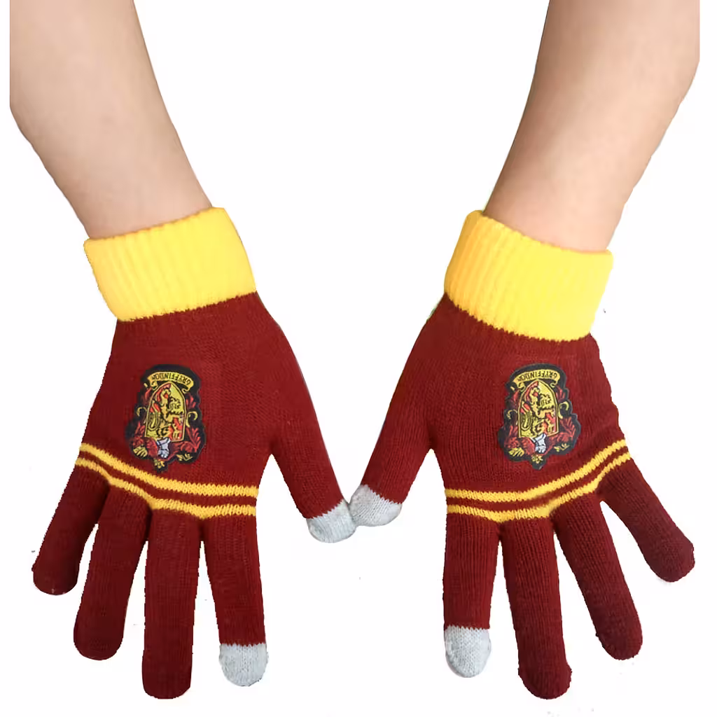 Harry Potter Gryffindor ziemas cimdi – oficiāls Hogwarts apģērbs