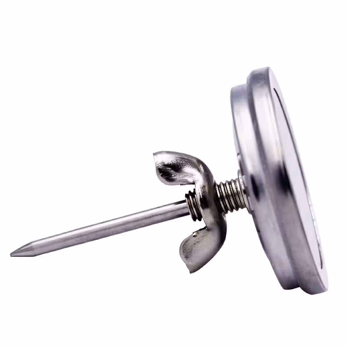 Termometrs ar viegli lasāmu ekrānu griliem, cepeškrāsnīm, kūpinātavām