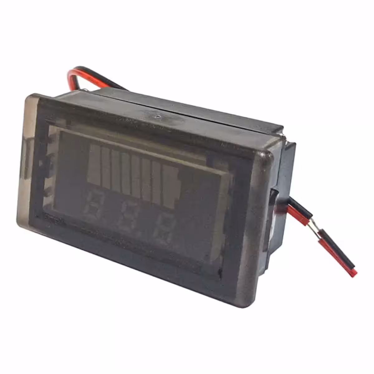 Zils LED displejs ātrai uzlādes līmeņa pārbaudei