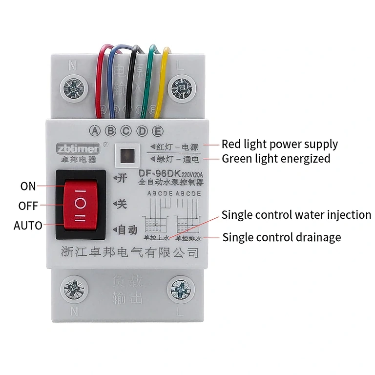 Līmeņa kontrolieris bez pludiņa – 220V Mūsdienīgs ūdens līmeņa regulators bez pludiņiem – automātisko sistēmu lietošanai