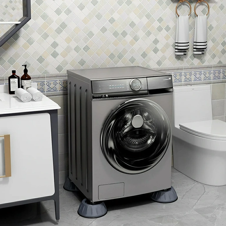 Veļas mašīnas stabilizatori Gumijas statīvs anti-vibrācijai un anti-slīdēšanai