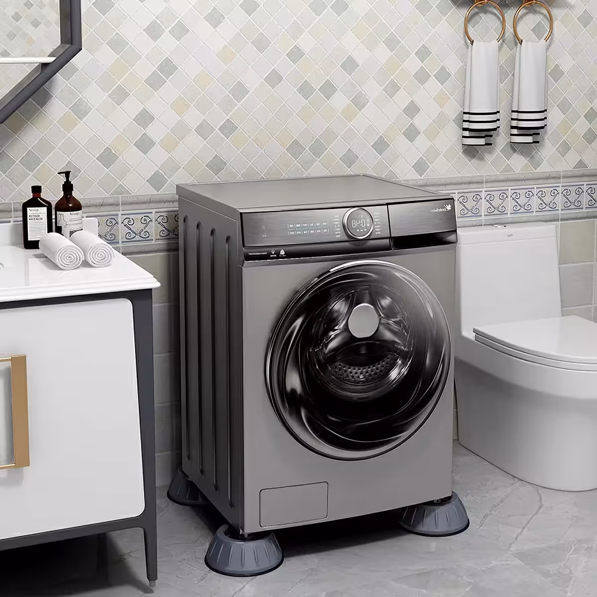 Gumijas statīvs anti-vibrācijai un anti-slīdēšanai