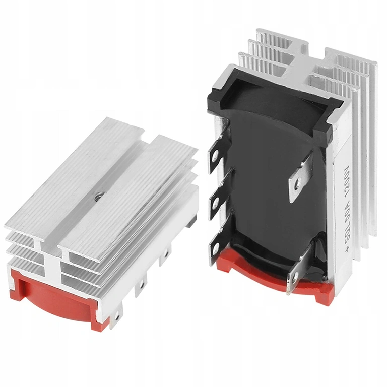 50A tilta taisngriezis alumīnija korpusā Trīsfāžu tilta taisngriezis 50A ar alumīnija korpusu