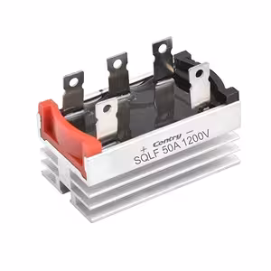 Trīsfāzu taisngrieža tilts 50A 1200V – maiņstrāvas pārvēršana līdzstrāvā