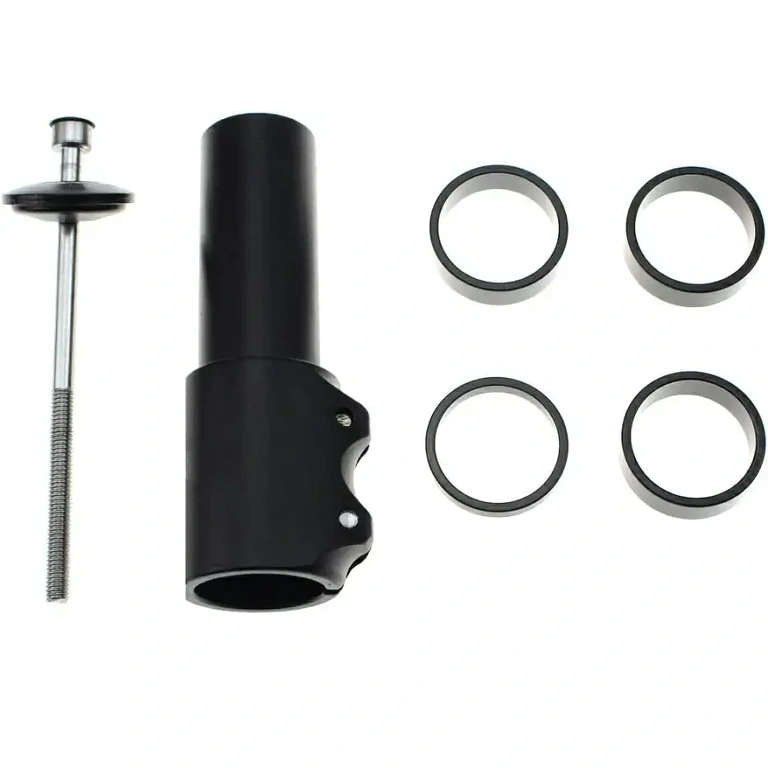 Alumīnija stūres pacēlāja adapters Anodēta alumīnija CNC pagarinātājs – stūres pacēlājs velosipēdam