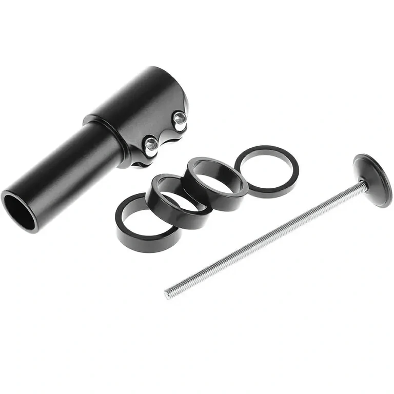 Stūres izvirzījuma pagarinājums 28.6 mm standarta Ideāla dakšas stieņa pagarināšana velosipēdam – regulējama