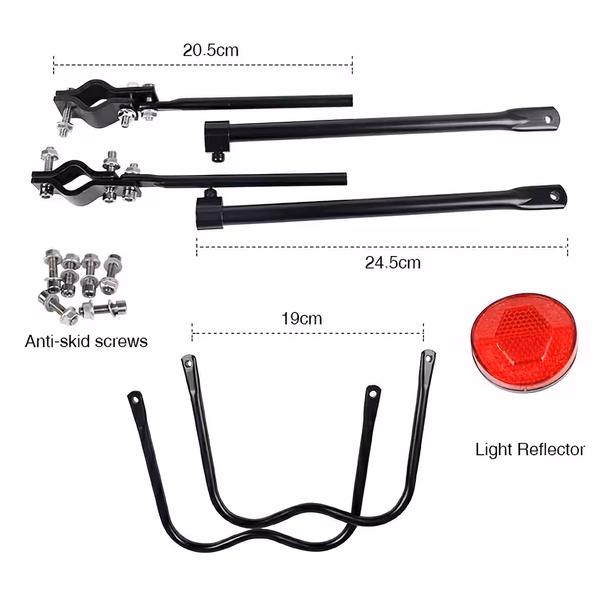 Ātri uzstādāms bagāžnieks velosipēdam uz sēdekļa stieņa