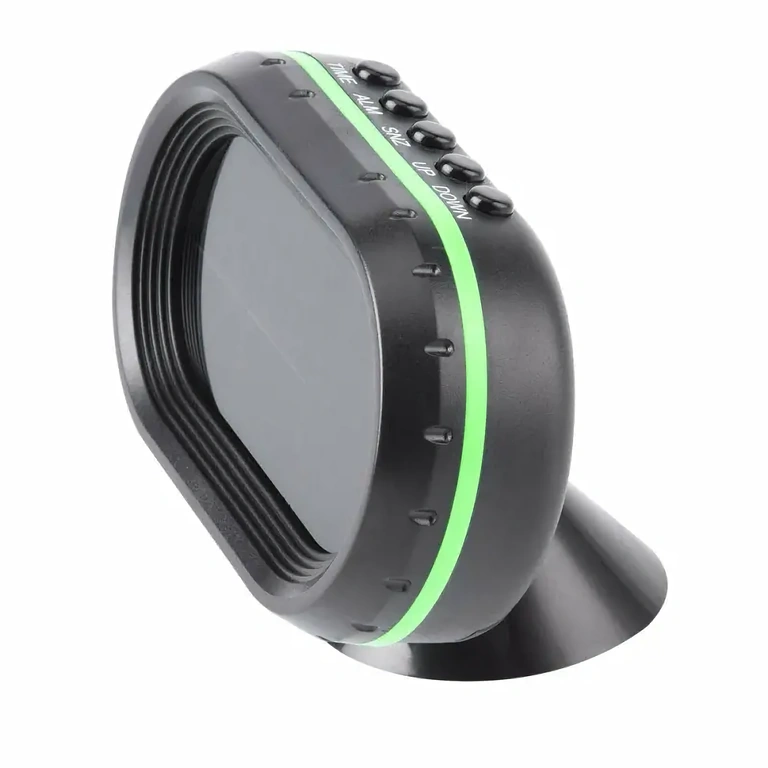 Voltmetrs un digitālais termometrs ar skaidru displeju auto