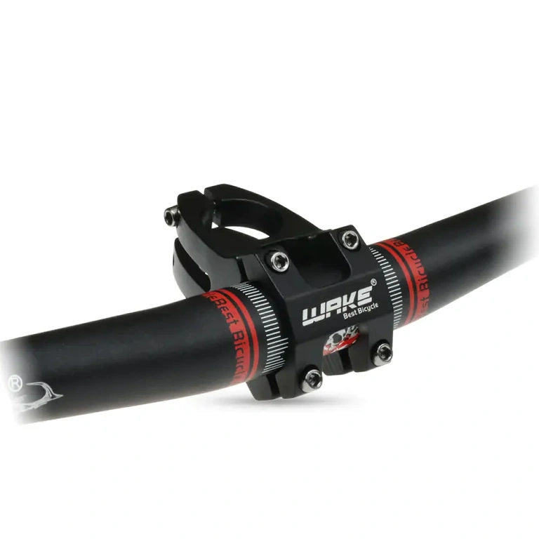 Īss melns alumīnija stūres stienis MTB, palielina komfortu un kontroli