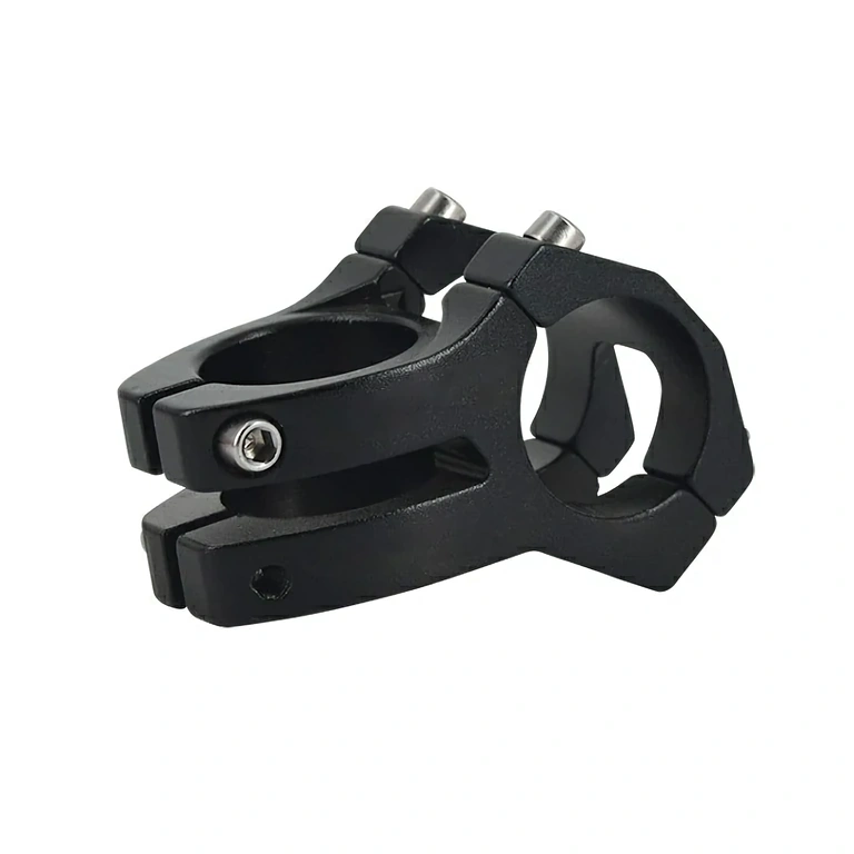 Sportisks īss MTB stūres stienis 31.8 mm, melns, viegls un izturīgs alumīnijs