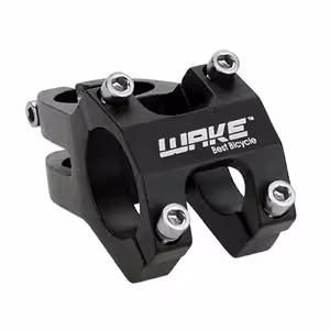 Īsā MTB stūres caurule – WAKE 31.8 mm alumīnijs, melna