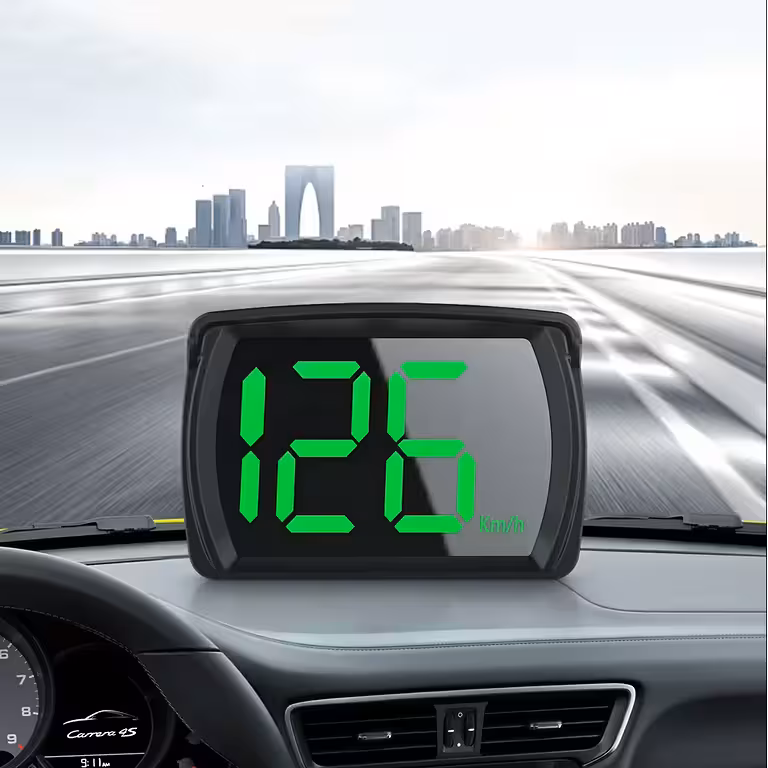 Universāls digitālais GPS spidometrs auto un ATV – LED displejs, USB barošana