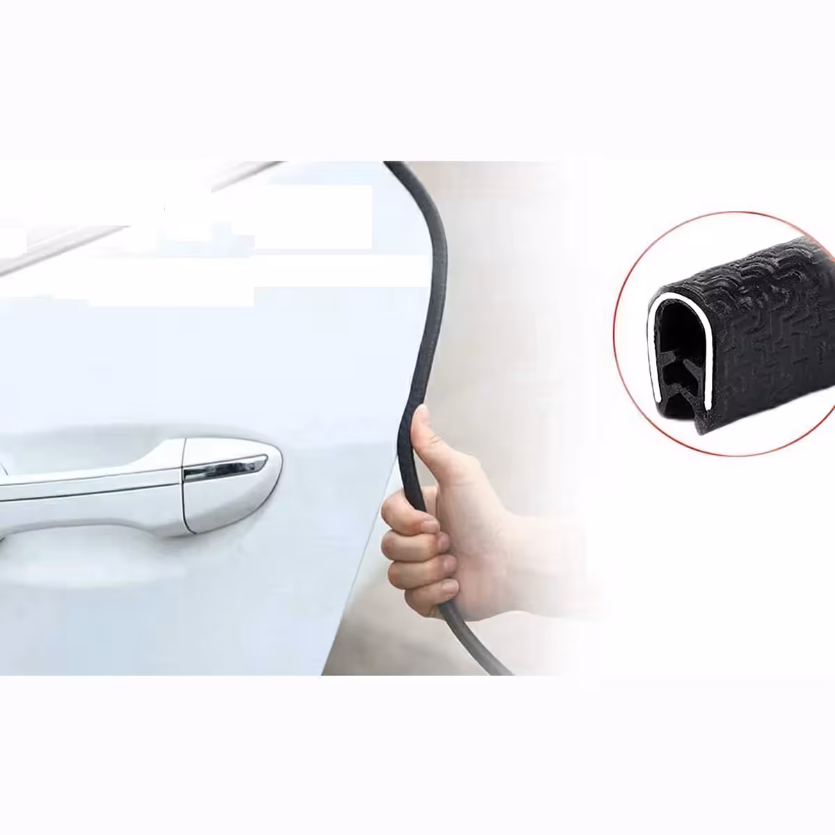 Durvju malu aizsardzības lente transportlīdzeklim