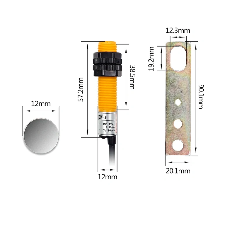 Digitālais skaitītājs ar integrētu magnētisko sensoru Digitālais skaitītājs ar magnētisko sensoru ciklu uzraudzībai.