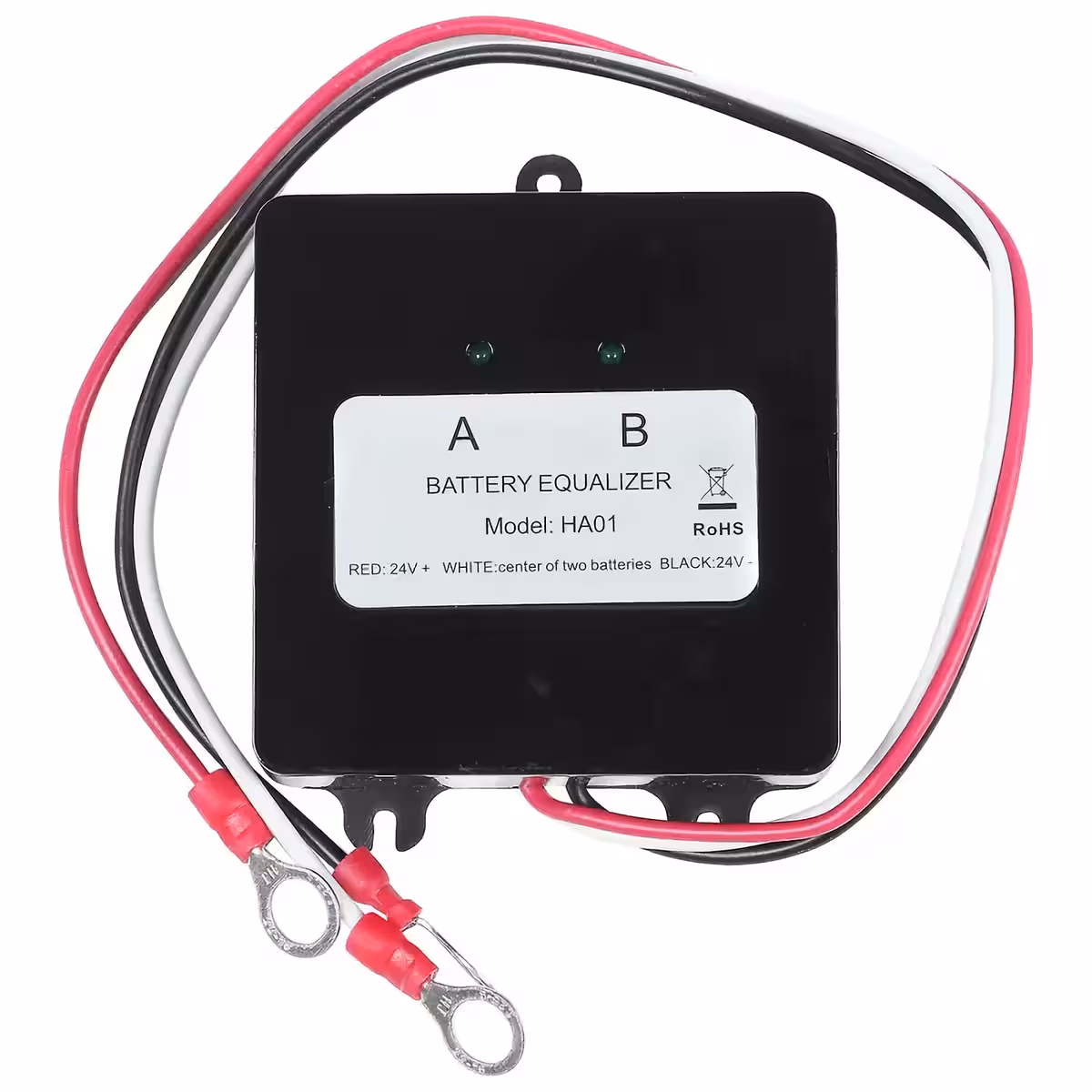 Automātisks sprieguma līdzsvarotājs sistēmās ar vairākiem akumulatoriem.