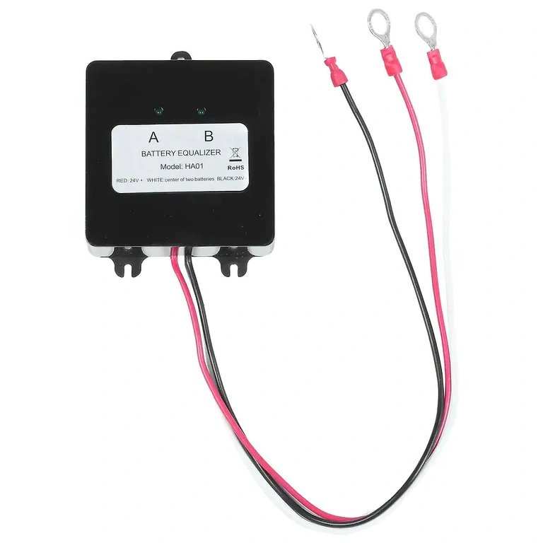 Akumulatoru izlīdzinātāja pieslēguma shēma 12V bateriju izlīdzinātāja pieslēgšanas shēma 24V, 36V, 48V sistēmām.