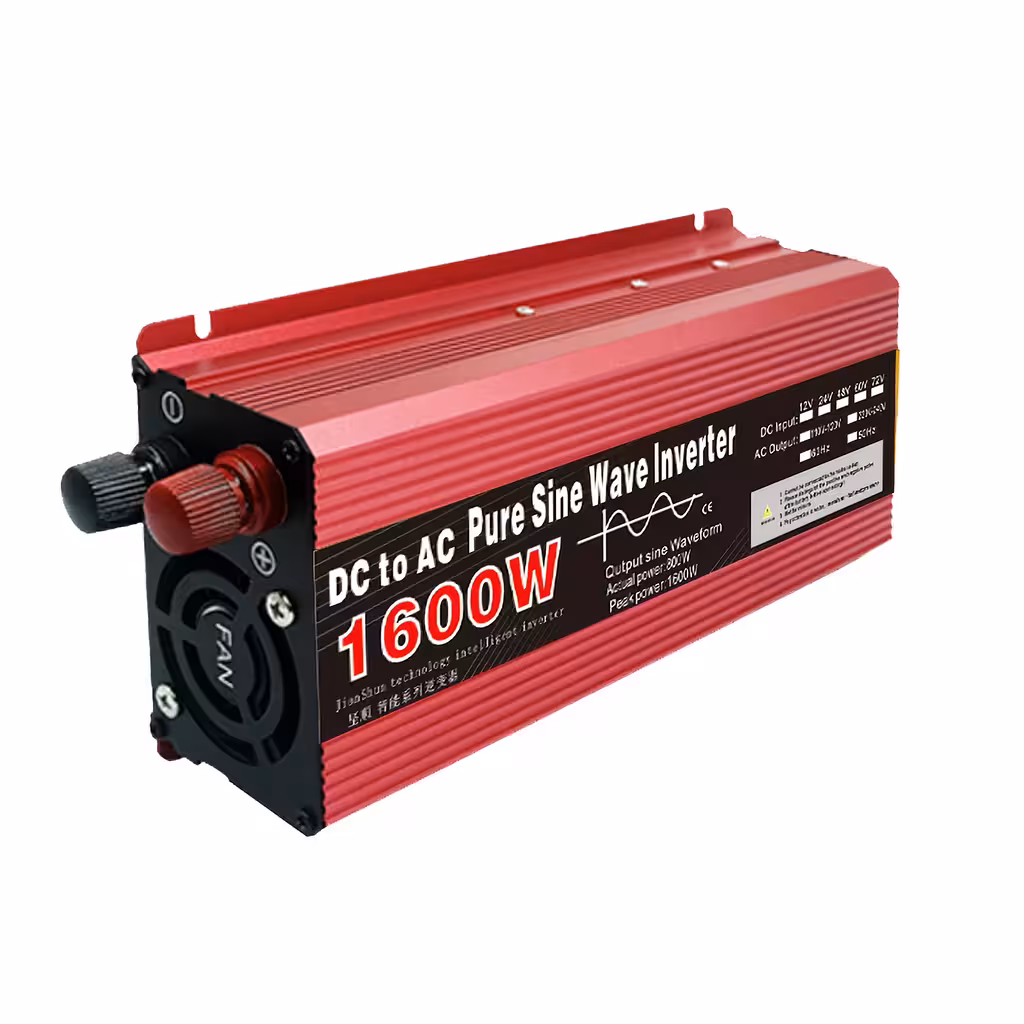 Invertors 1600W tīras sinusoidālās viļņu formas 12V uz 220V – nepārtraukta jauda 800W